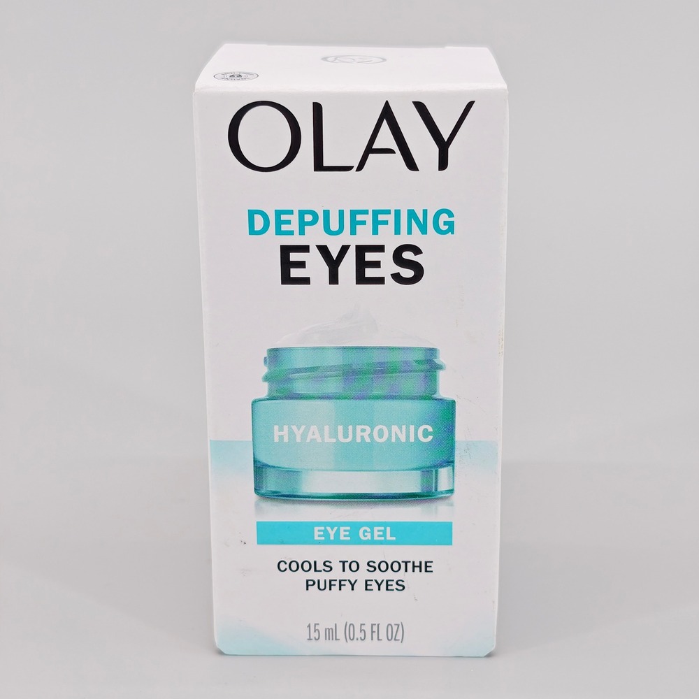 Olay Depuffing Eyes Hyaluronic Eye Gel Cooling Treatment 0.5 fl oz 15 mL